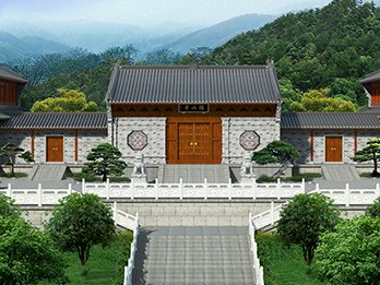 仿古建筑装修斗拱工艺，传统技艺与现代科技的融合，展现建筑装修的力量感